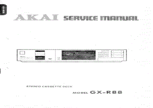 Akai_GXR-88_service_manual 电路图 维修原理图.pdf