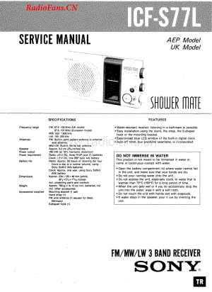 sony_icf-s77l_service_manual 电路图 维修原理图.pdf