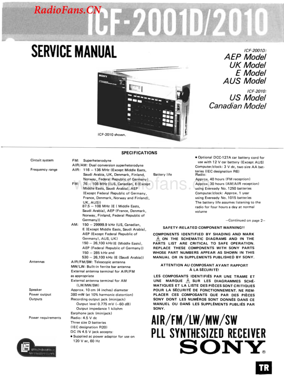 sony_icf-2001d_2010_serv_man 电路图 维修原理图.pdf_第1页