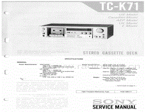 Sony_TCK-71_service_manual 电路图 维修原理图.pdf