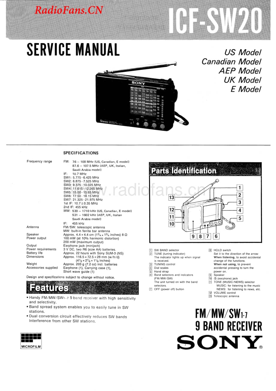 SONYicf_sw_20 电路图 维修原理图.pdf_第1页