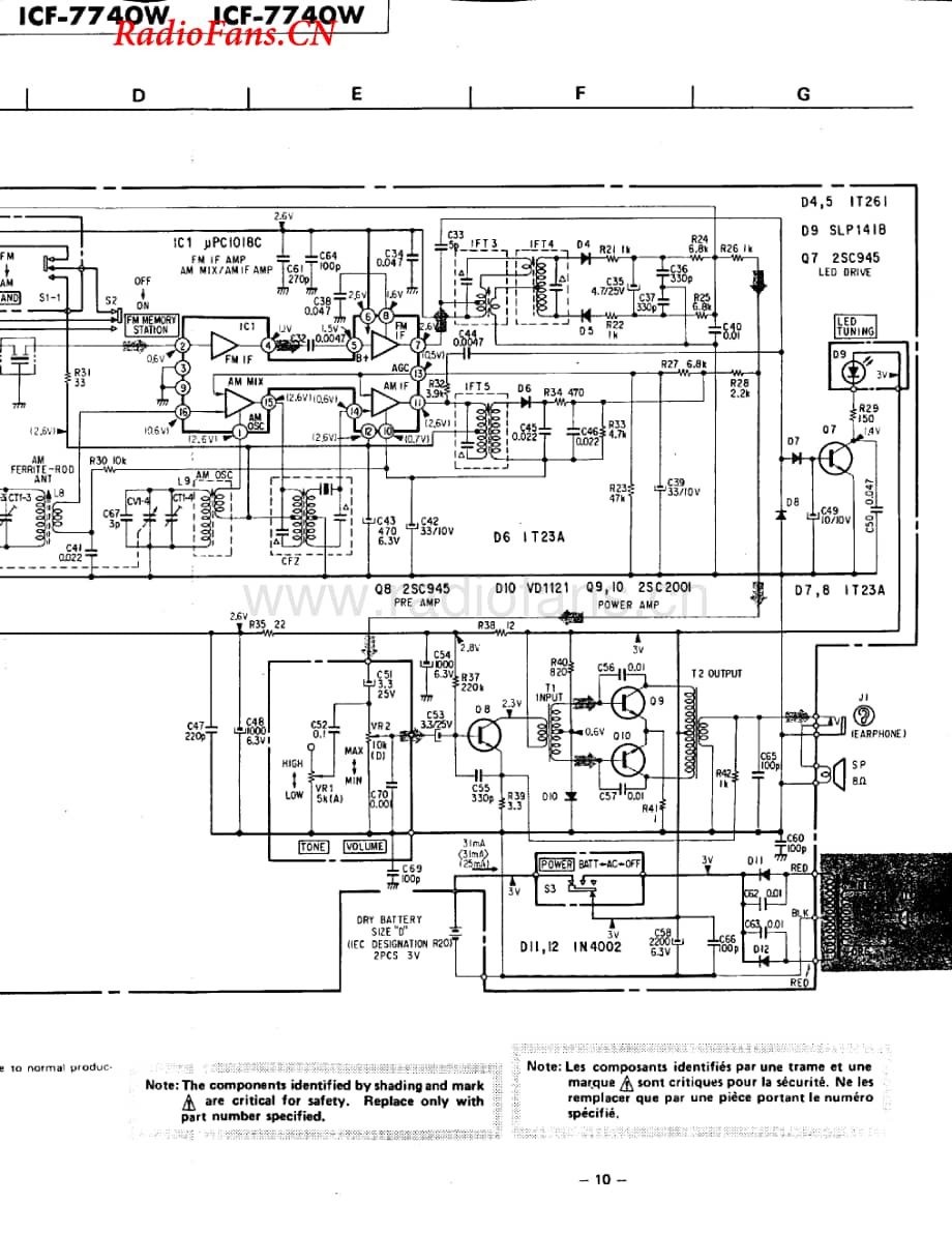 sony_icf-7740w_schematics 电路图 维修原理图.pdf_第2页