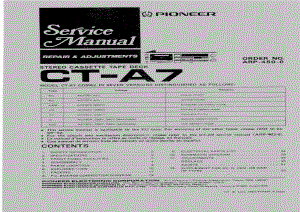 pioneer_ct-a7_sm 电路图 维修原理图.pdf