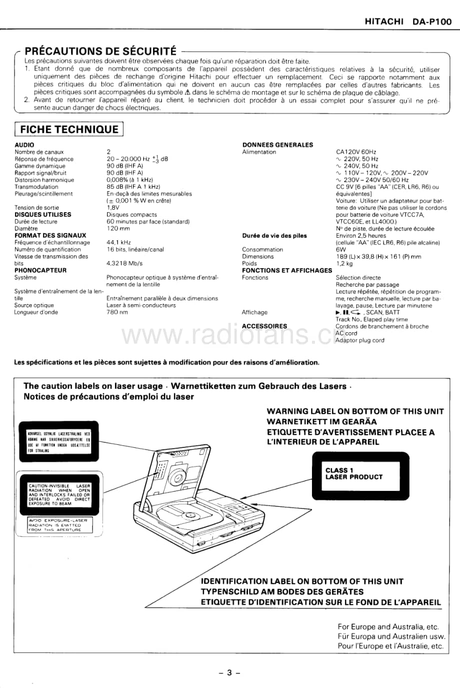hitachi_da-p100 电路图 维修原理图.pdf_第3页
