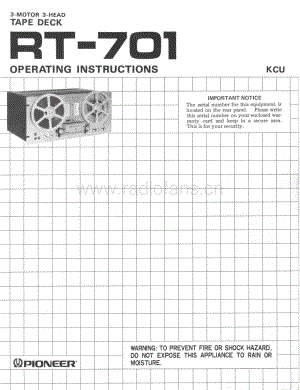 Pioneer_RT-701_owners_manual 电路图 维修原理图.pdf