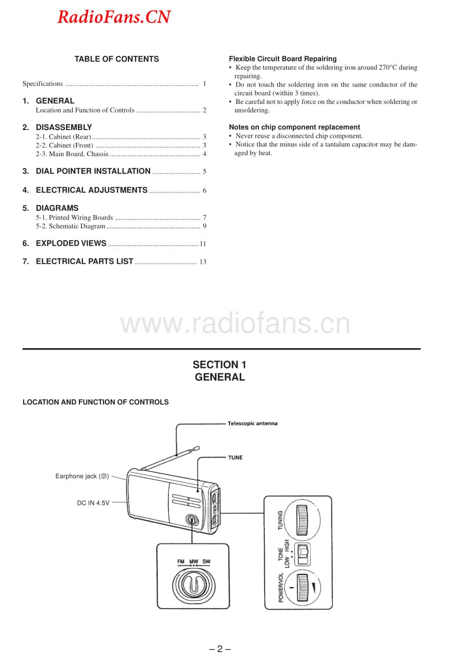 sony_icf-403s_service_manual 电路图 维修原理图.pdf_第2页