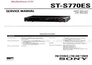 sony_st-s770-es_tuner_service_manual 电路图 维修原理图.pdf