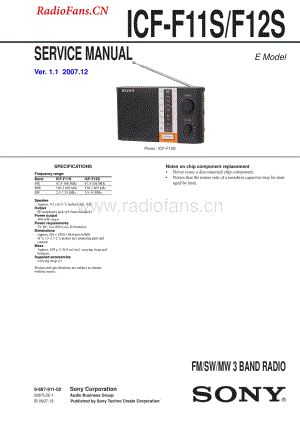 sony_icf-f11s_f12s_service_manual 电路图 维修原理图.pdf