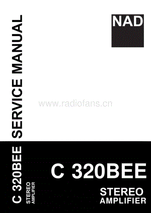 NAD C 320BEE 电路原理图.pdf