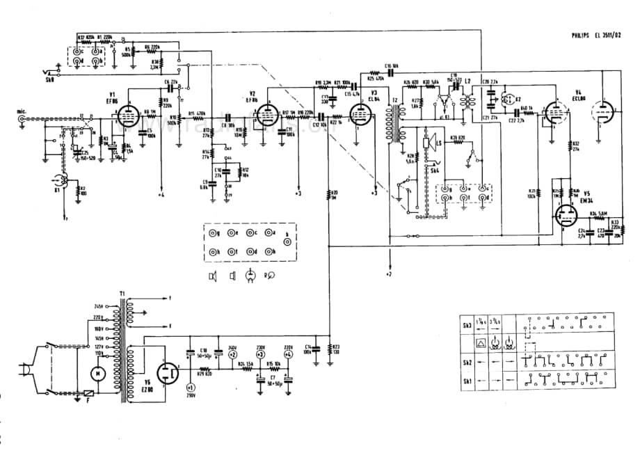 Philips EL3511 recorder 电路原理图.pdf_第1页