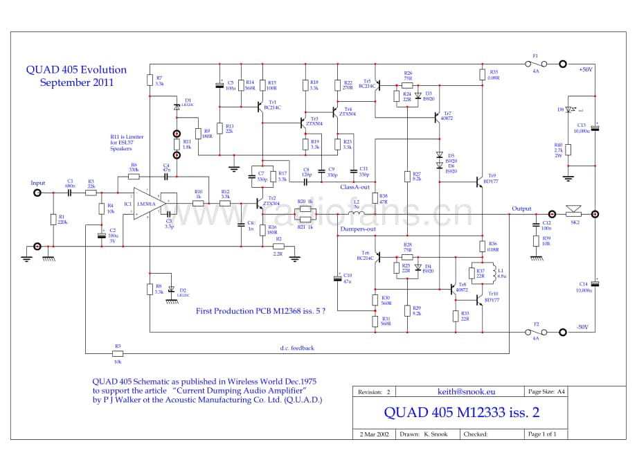 Quad 405 schematic evolution 电路原理图.pdf_第1页