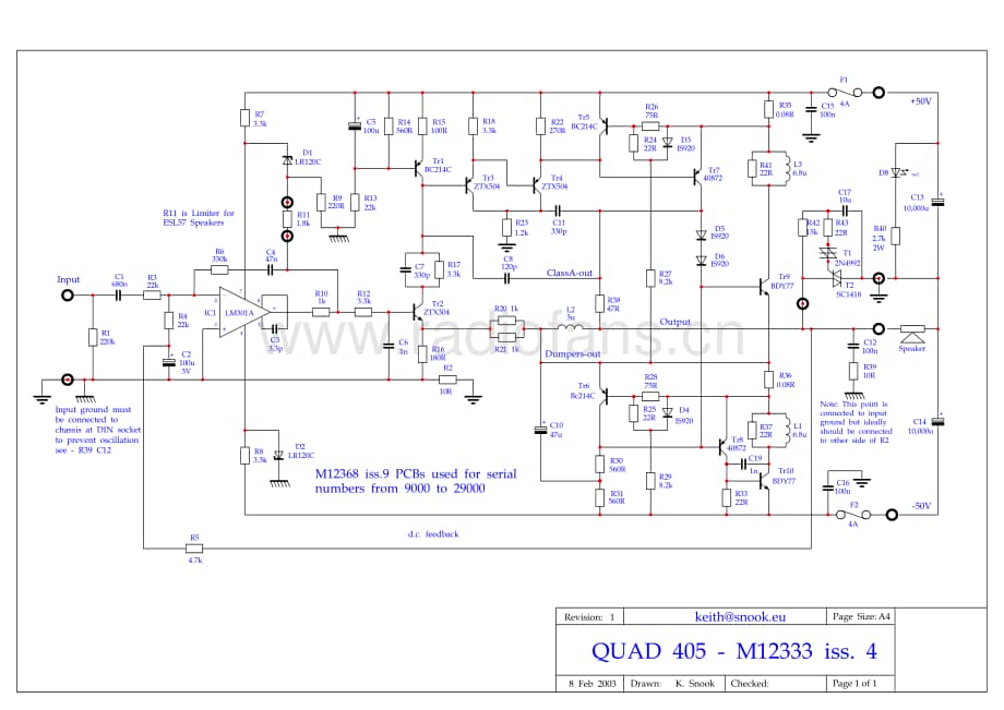 Quad 405 schematic evolution 电路原理图.pdf_第3页