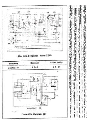 Geloso G223PA Amplifier G224 Power supply 电路原理图.pdf