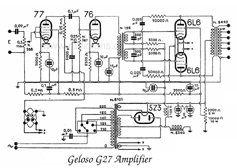 Geloso G27 Amplifier 电路原理图.pdf_第1页