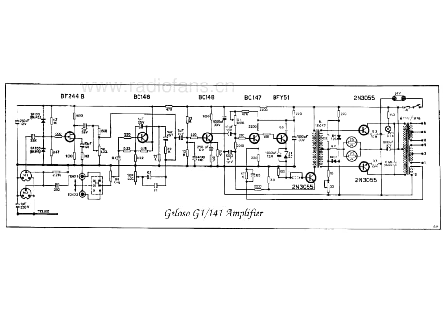 Geloso G1-141 Amplifier_2 电路原理图.pdf_第1页