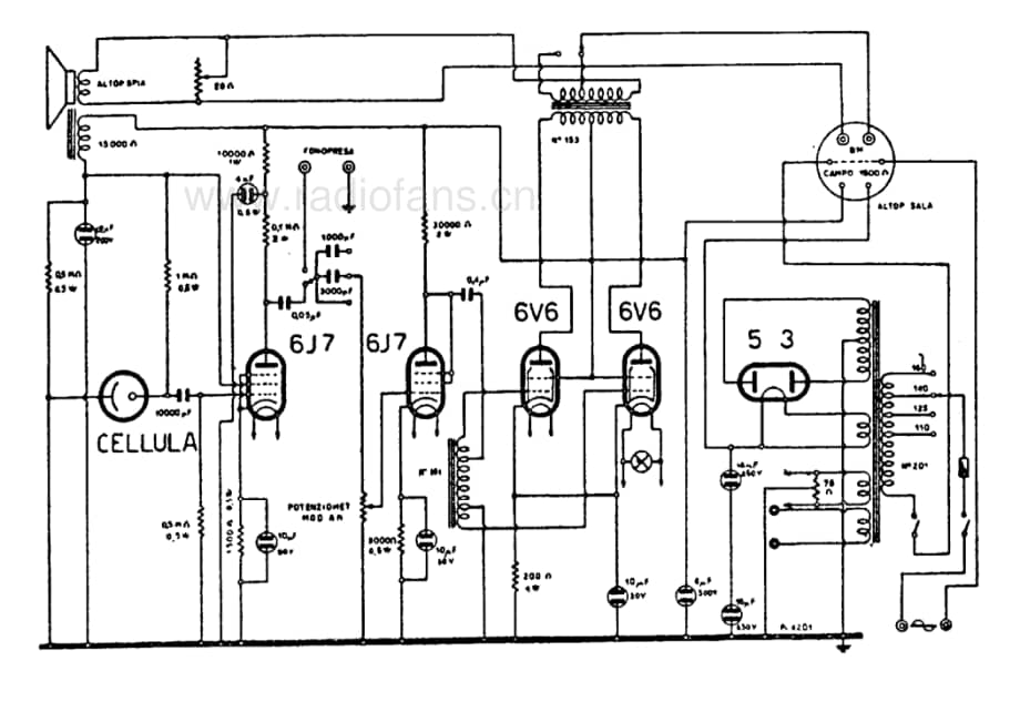 Prevost 121 I series amplifier 电路原理图.pdf_第1页