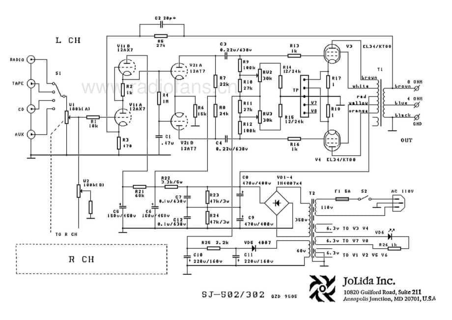 JoLida SJ-502 302 电路原理图.pdf_第1页