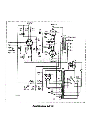Magneti Marelli AP50 amplifier 电路原理图.pdf