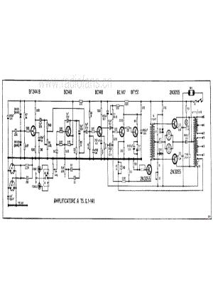 Geloso G1-141 amplifier 电路原理图.pdf