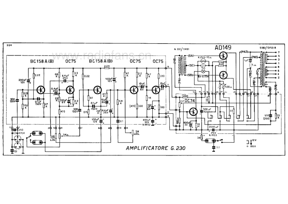 Geloso G230 amplifier 电路原理图.pdf_第1页