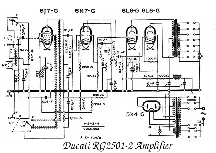Ducati 2501-2 Amplifier 电路原理图.pdf_第1页