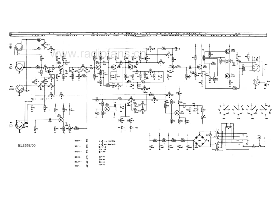 Philips EL3553 amplifier 电路原理图.pdf_第1页