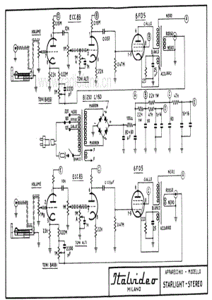 Italvideo Starlight Stereo amplifier 电路原理图.pdf