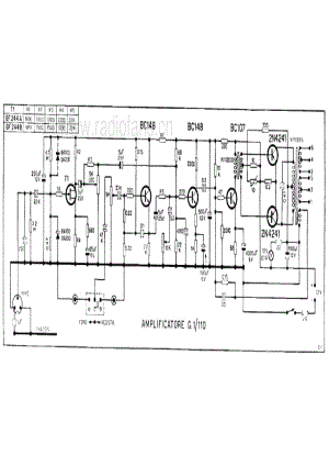 Geloso G1-110 Amplifier 电路原理图.pdf
