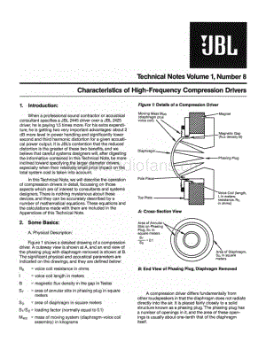 JBL Technical Note - Vol.1, No.8 电路原理图.pdf