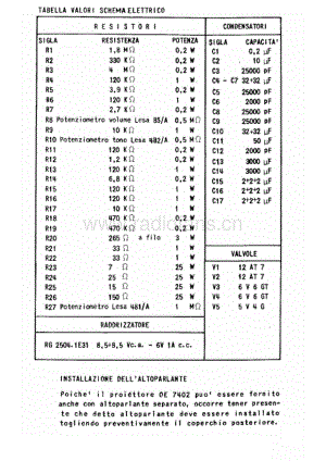 Ducati RG2504-4 Amplifier components 电路原理图.pdf