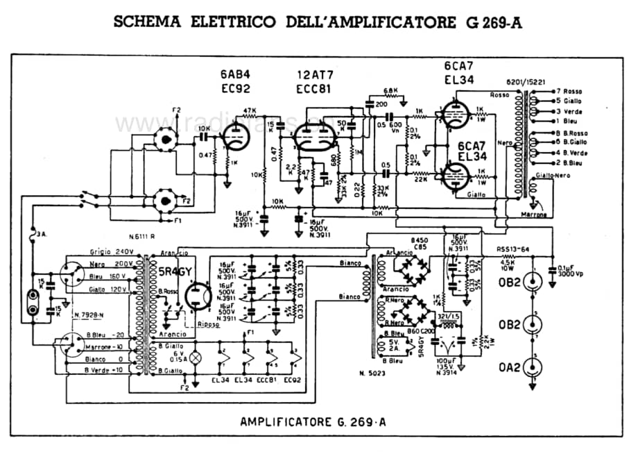 Geloso G269A Amplifier alternate 电路原理图.pdf_第1页