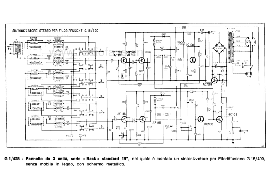 Geloso G16-400 Filodiffusore 电路原理图.pdf_第1页