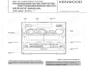 Kenwood RXD-652 702 752 772S 852 A81 A601 A701 电路原理图.pdf