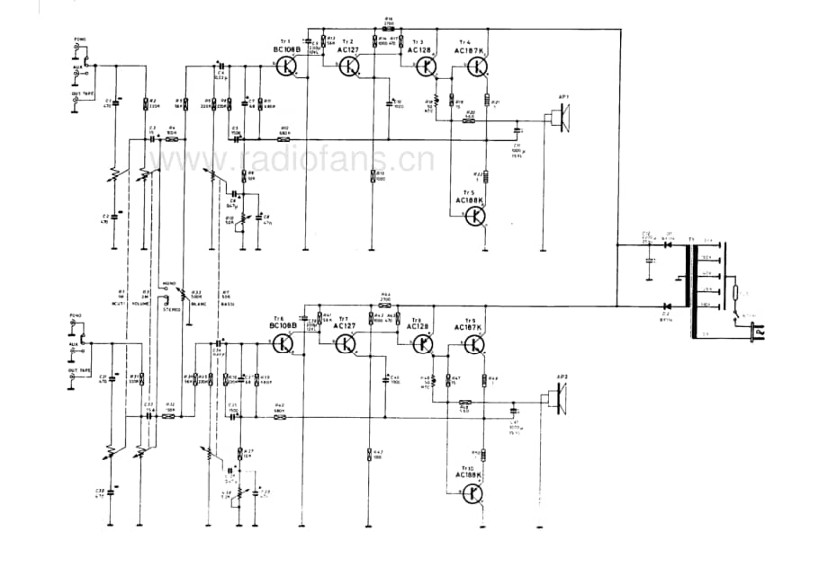 GBC ZA0800-00 amplifier 电路原理图.pdf_第1页