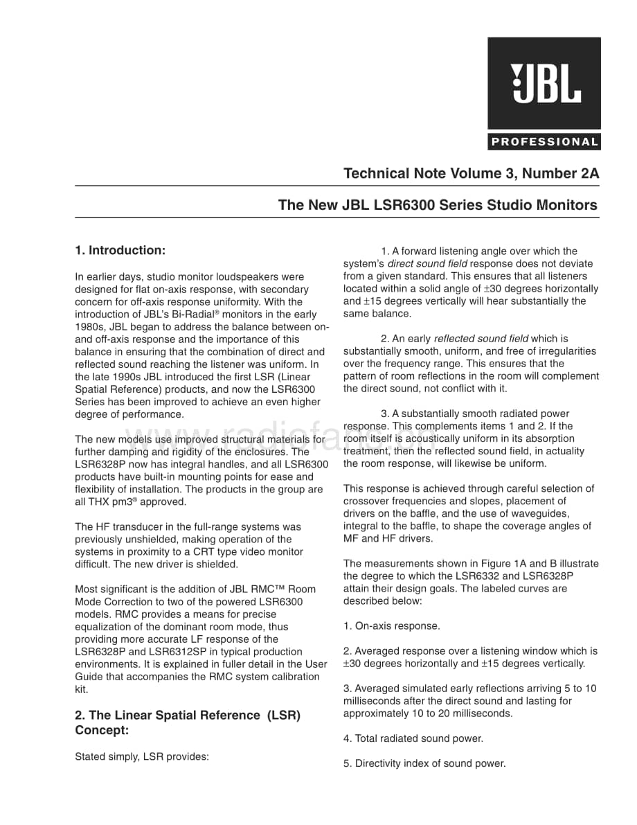 JBL Technical Note - Vol.3, No.2A 电路原理图.pdf_第1页