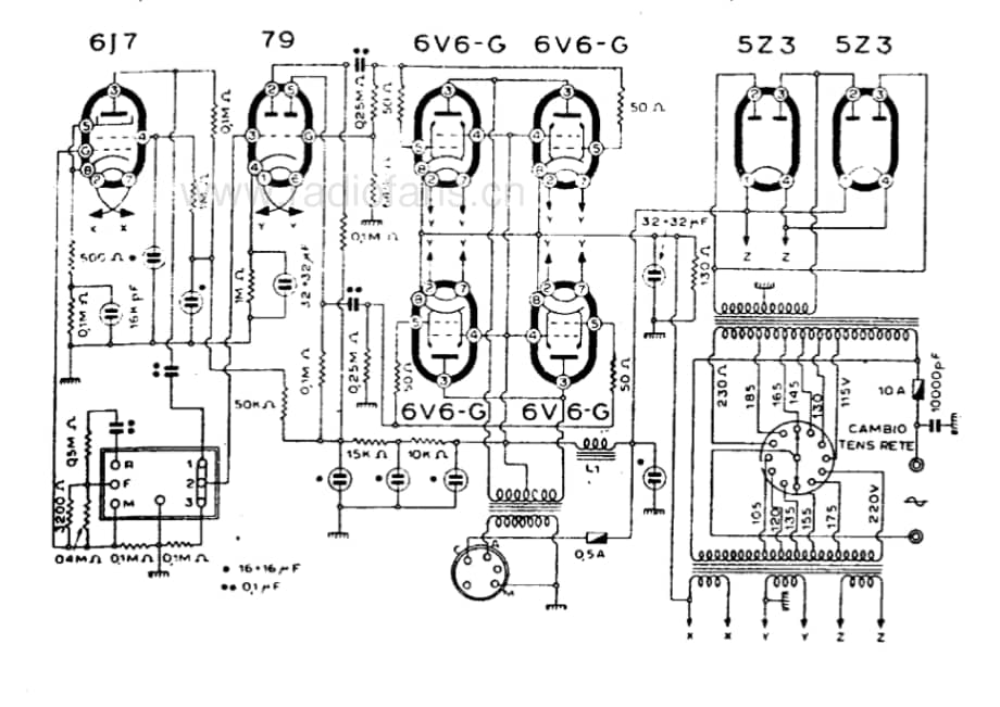 Magneti Marelli AP20M amplifier 电路原理图.pdf_第1页