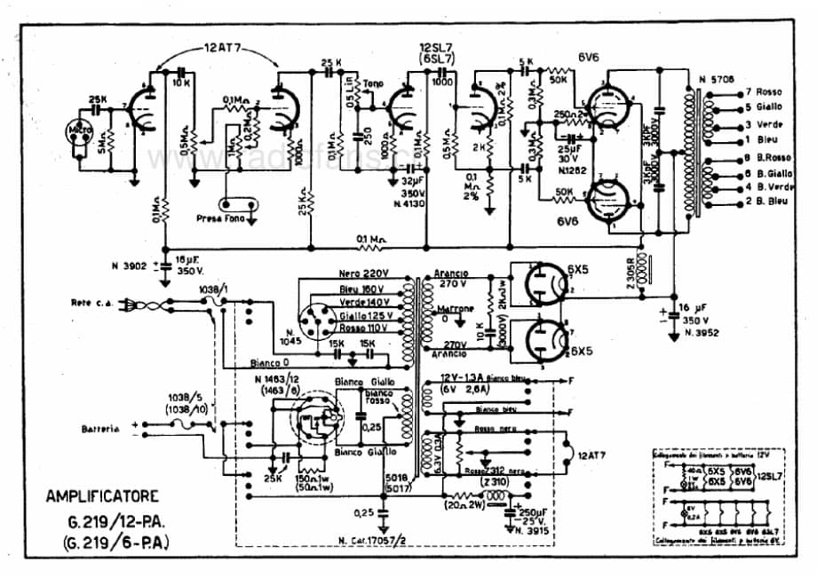 Geloso G219-12PA G219-6PA alternate 电路原理图.pdf_第1页