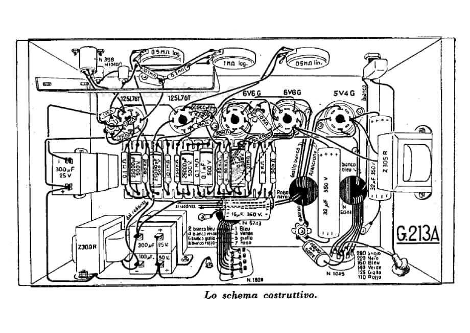 Geloso G213A Amplifier assembly 电路原理图.pdf_第1页