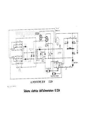 Geloso G224 Power supply 电路原理图.pdf
