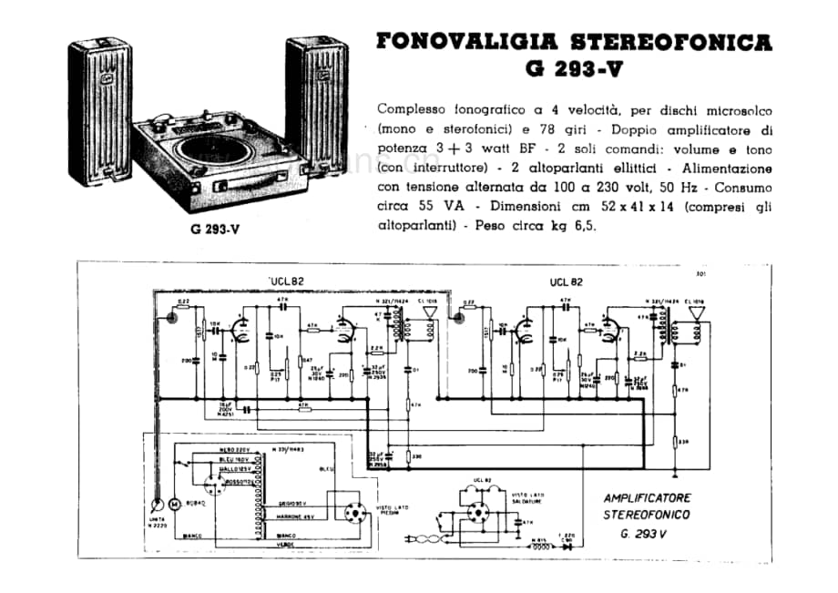 Geloso G293V Valigia stereofonica 电路原理图.pdf_第1页