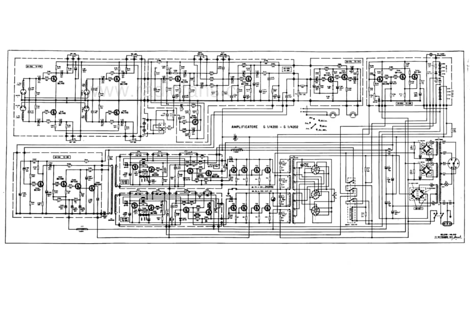 Geloso G1-4200 G1-4202 Amplifier 电路原理图.pdf_第1页