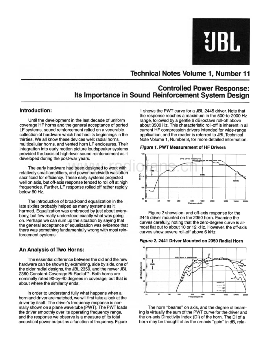 JBL Technical Note - Vol.1, No.11 电路原理图.pdf_第1页