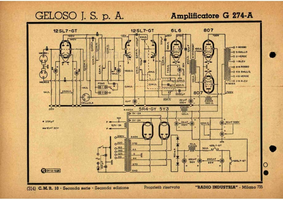 Geloso G274-A 电路原理图.pdf_第1页