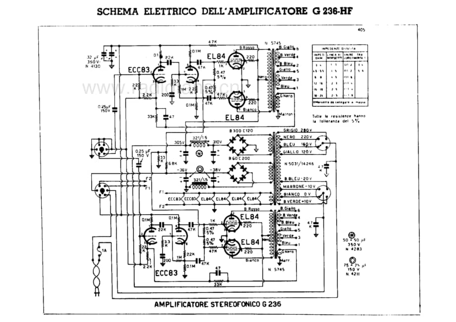Geloso G236HF Amplifier_2 电路原理图.pdf_第1页