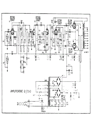 Geloso G1-1040 Amplifier 电路原理图.pdf