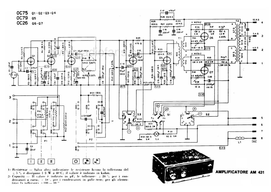 Autovox AM431 Amplifier 电路原理图.pdf_第1页