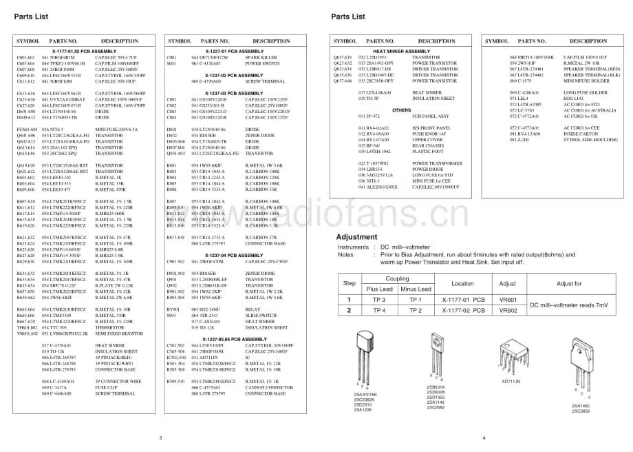 Rotel RB-991 amplifier 电路原理图.pdf_第2页