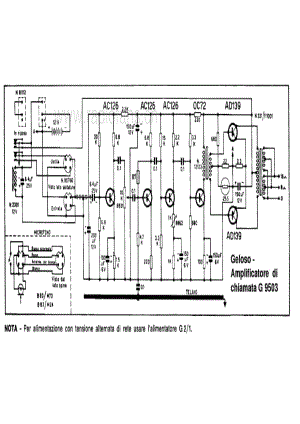 Geloso G9503 Amplificatore di chiamata 电路原理图.pdf