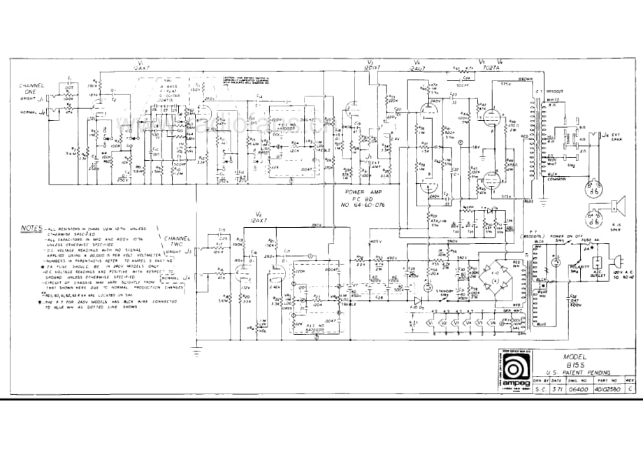 Ampeg B15S 电路原理图.pdf_第1页