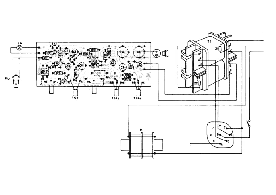 Philips 22GF632 fonovaligia PCB layout 电路原理图.pdf_第1页